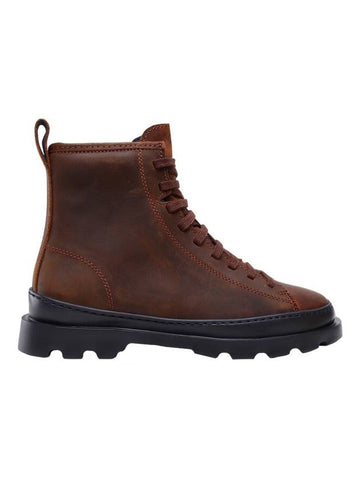 Brutus Medium Lace-up Worker Boots Brown - CAMPER - BALAAN 1