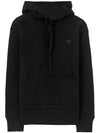 Ferris Face Patch Hoodie Black - ACNE STUDIOS - BALAAN 2