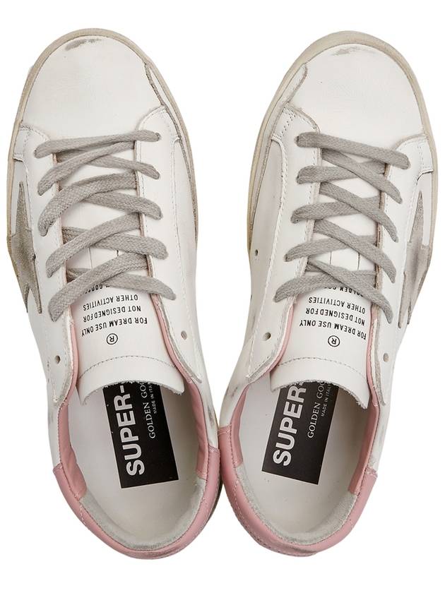 Superstar Pink Tab Low Top Sneakers - GOLDEN GOOSE - BALAAN 3