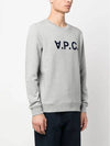 VPC Logo Crew Neck Sweatshirt Grey - A.P.C. - BALAAN 4