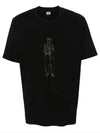 1020 Jersey British Sailor Short Sleeve T-Shirt Black - CP COMPANY - BALAAN 2