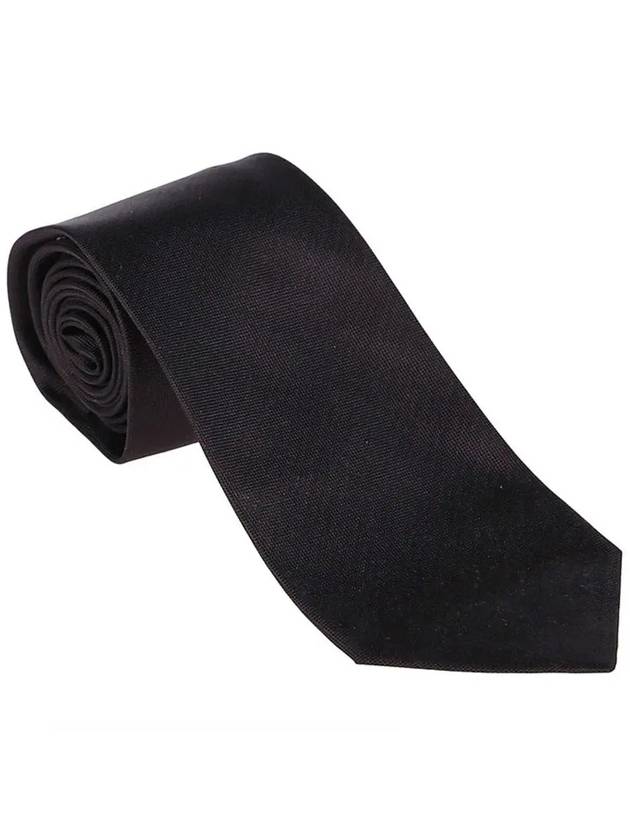 Graffiti Logo Silk Necktie Black - ALEXANDER MCQUEEN - BALAAN 4