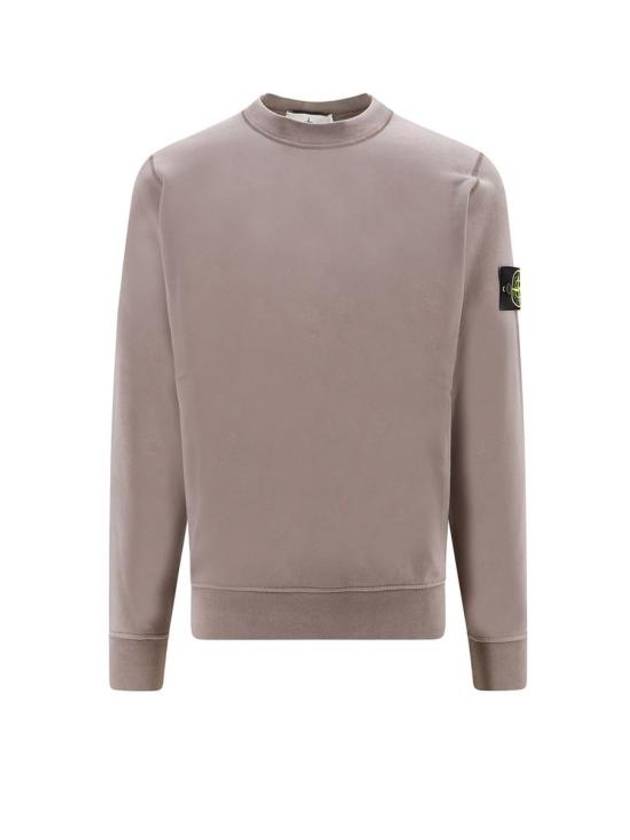 Wappen Patch Garment Dyed Sweatshirt Grey - STONE ISLAND - BALAAN 1