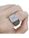 Monogram Signet Ring Silver - LOUIS VUITTON - BALAAN.