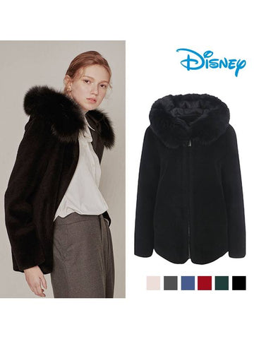 Saga Fox Fur Sheep Wool Coat HK4LJP090 - DISNEY GOLF - BALAAN 1