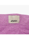 Women's Yenky Flocked Logo Tote Bag Pink - ISABEL MARANT - BALAAN 4