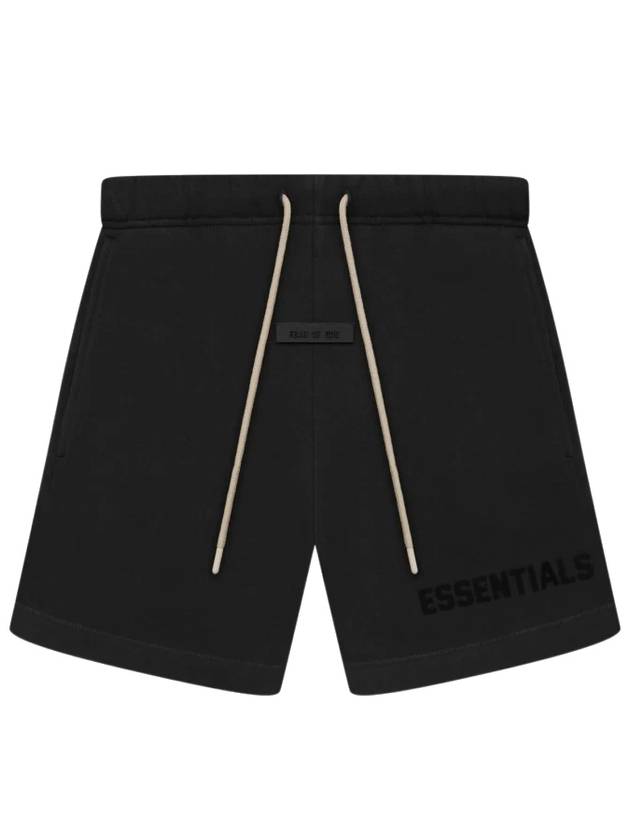 Drawstring Sweet Shorts Jet Black - FEAR OF GOD ESSENTIALS - BALAAN 2