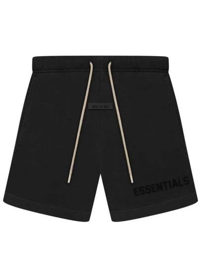 Drawstring Sweet Shorts Jet Black - FEAR OF GOD ESSENTIALS - BALAAN 2