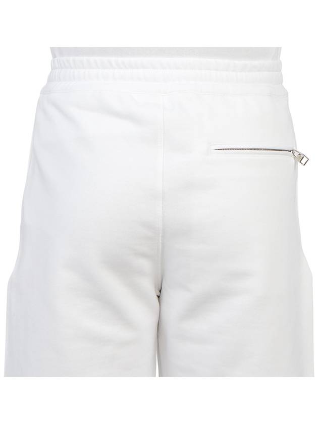 Men's Graffiti Logo Shorts White - ALEXANDER MCQUEEN - BALAAN 8