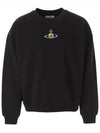 ORB Logo Crewneck Sweatshirt Black - VIVIENNE WESTWOOD - BALAAN 2