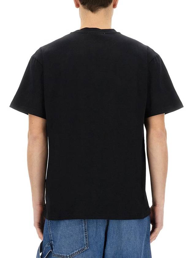 Gnome Trio Print Short Sleeve T Shirt Black - JW ANDERSON - BALAAN 4