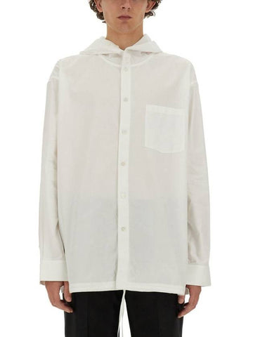 Helmut Lang Hooded Shirt - HELMUT LANG - BALAAN 1