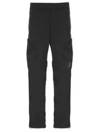 Chrome R Regular Zipper Cargo Straight Pants Black - CP COMPANY - BALAAN 2