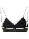 Moon Logo Contrast Bra Black - MARINE SERRE - BALAAN 3