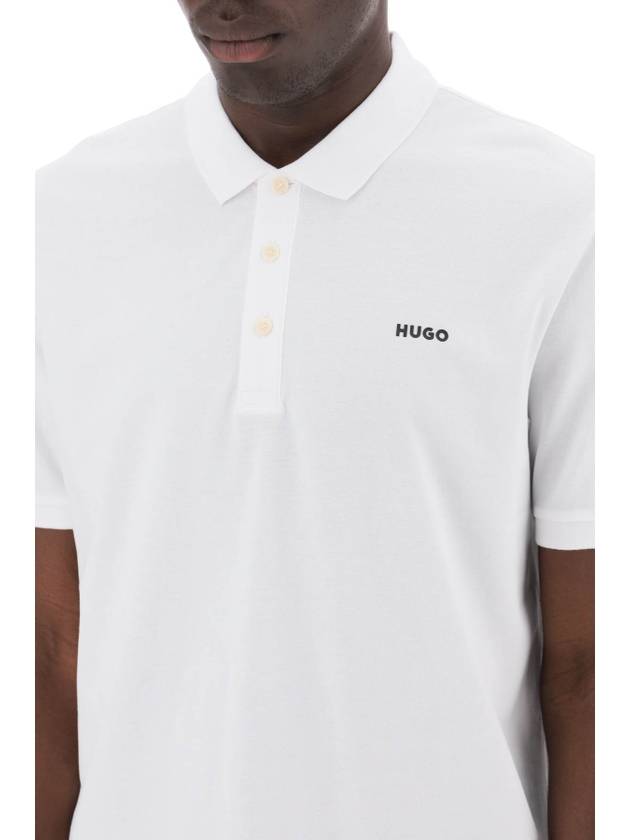 chest logo print polo shirt 50466182 - HUGO BOSS - BALAAN 5