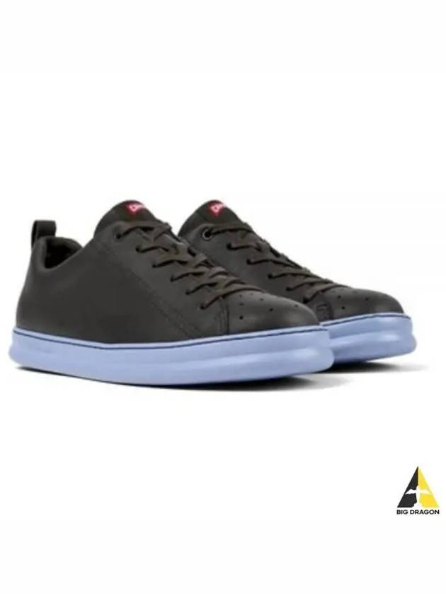 Runner Leather Low Top Sneakers Dark Grey - CAMPER - BALAAN 2