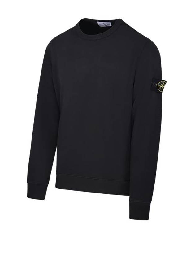 Wappen Patch Crew Neck Cotton Sweatshirt Lead Grey - STONE ISLAND - BALAAN 3