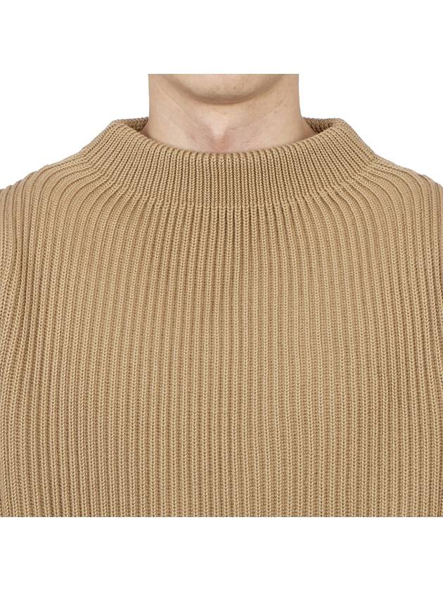 Sailor Crew Neck Knit Top Camel - ANDERSEN-ANDERSEN - BALAAN 7