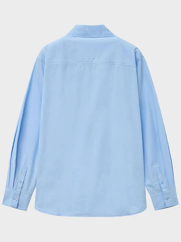 Classic Cotton Regular Long Sleeve Shirt Light Blue - NOIRER - BALAAN 5