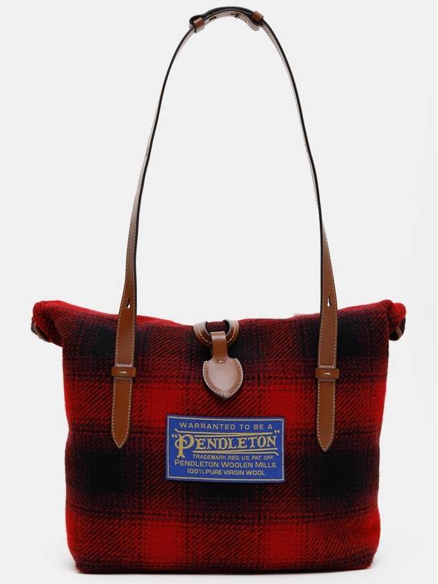 Paper Wool Medium Tote Shoulder Bag Red - MAISON MARGIELA - BALAAN 3