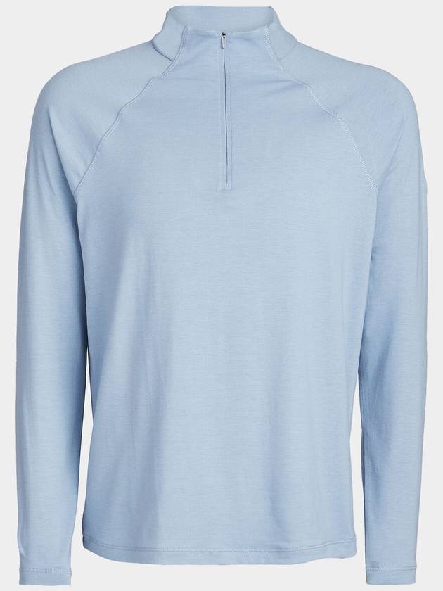 Men's Luxe Quarter Half Zip Layer Long Sleeve T-Shirt Blue - G/FORE - BALAAN 2