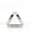 Trio Scarf Ring Silver - HERMES - BALAAN 3