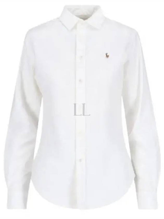 24 Pony Logo Oxford Shirt 211891377003 - POLO RALPH LAUREN - BALAAN 1