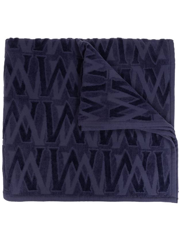 Moncler Bath Towel, Unisex, Navy Blue - MONCLER - BALAAN 1