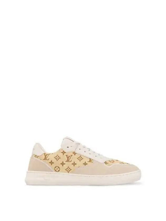 LV Stadium Low Top Sneakers Beige - LOUIS VUITTON - BALAAN 2