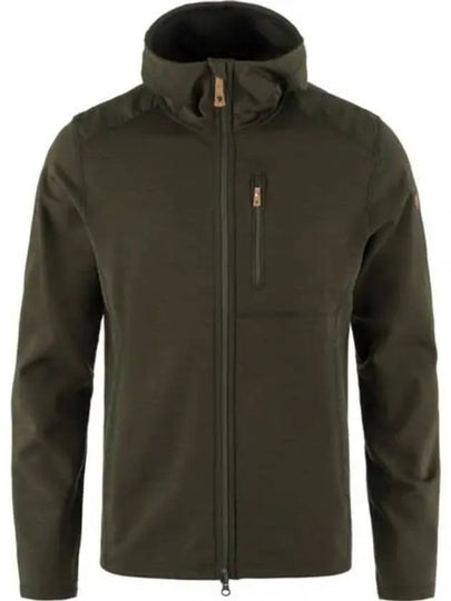 Men's Keb Fleece Hoodie Deep Forest - FJALL RAVEN - BALAAN 2