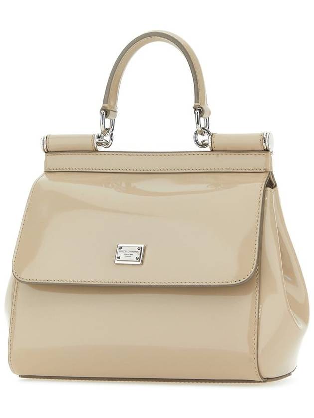 Sicily Small Calfskin Tote Bag Beige - DOLCE&GABBANA - BALAAN 3