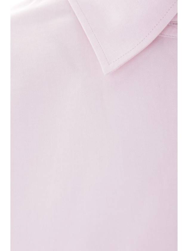 oxford cotton shirt pink - PRADA - BALAAN 4