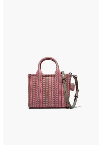 Monogram Leather Mini Tote TaupePink MBBAW22011PIX - MARC JACOBS - BALAAN 1