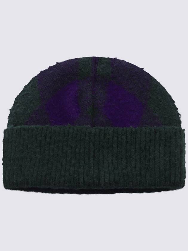 Wine Green Wool Hat 8077626B7510 B0560959471 - BURBERRY - BALAAN 5