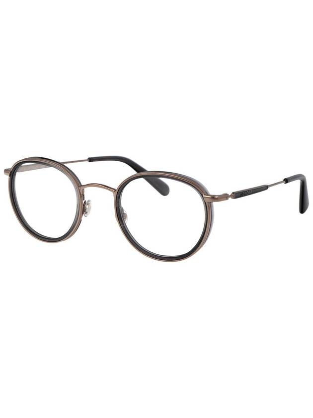 Eyewear Round Eyeglasses Black - MONCLER - BALAAN 3