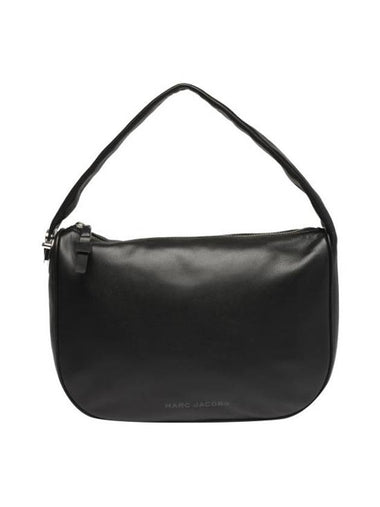 Logo Printed Zipped Shoulder Bag Black - MARC JACOBS - BALAAN 1