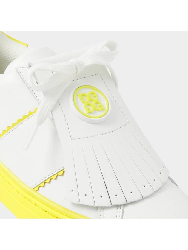 Contrast Accent Kiltie Durf Golf Spikeless Yellow White - G/FORE - BALAAN 6