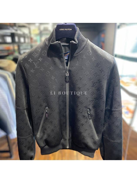 Monogram zip-up jacket black 36 - LOUIS VUITTON - BALAAN 1