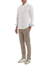 Men's Slim Fit Oxford Cotton Long Sleeve Shirt White - POLO RALPH LAUREN - BALAAN 3