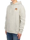 Fox Head Logo Hoodie Grey - BARBOUR - BALAAN 3