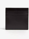 Monogram Card Case in Smooth Leather Black - SAINT LAURENT - BALAAN 3