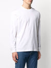 Men's Face Patch Long Sleeve T-Shirt White - ACNE STUDIOS - BALAAN 5