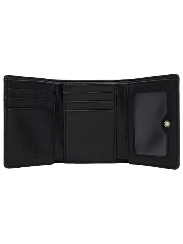 Saffiano Small Half Wallet Black 5115002MW S000B N402 - VIVIENNE WESTWOOD - BALAAN 6