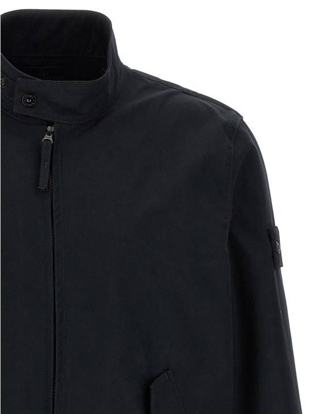 Ghost Zip Up Jacket Black - STONE ISLAND - BALAAN 4