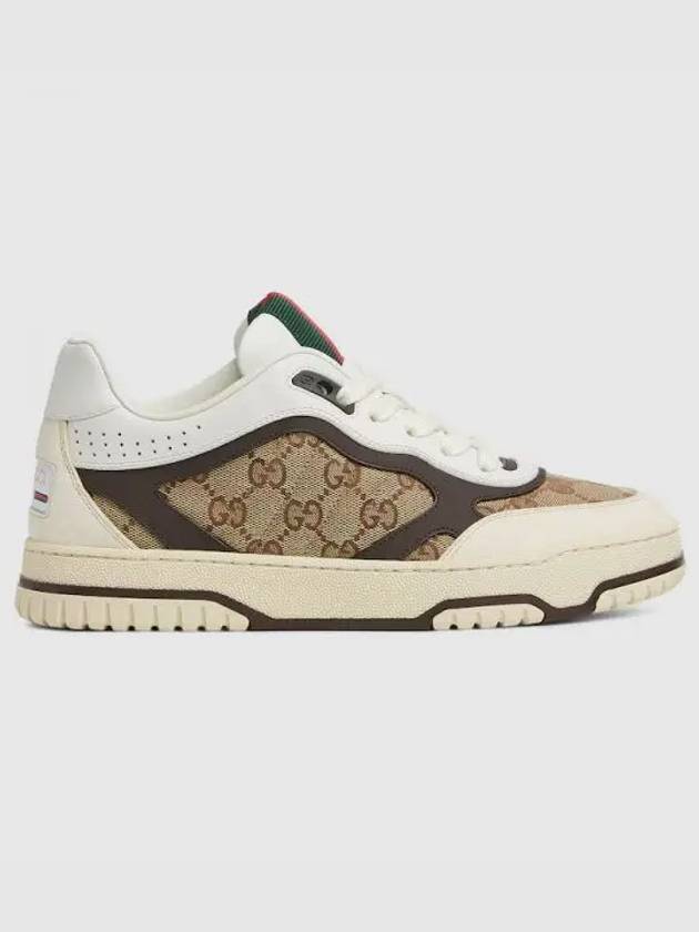 Women s Reweb Sneakers Beige Ebony GG Canvas 807057AADHW9568 - GUCCI - BALAAN 2