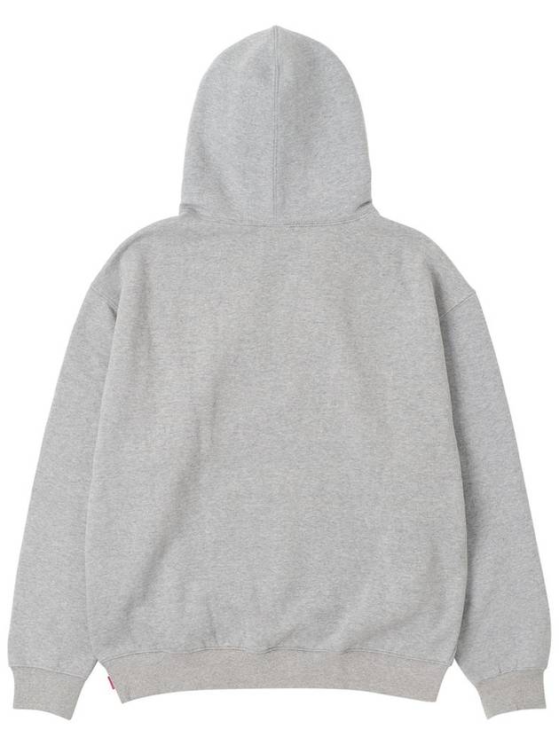 Men's Logo Print Hoodie Grey - STOCKHOLM SYNDROME - BALAAN 3