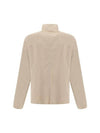 High Neck Track Zip-Up Jacket Beige - BRUNELLO CUCINELLI - BALAAN 3