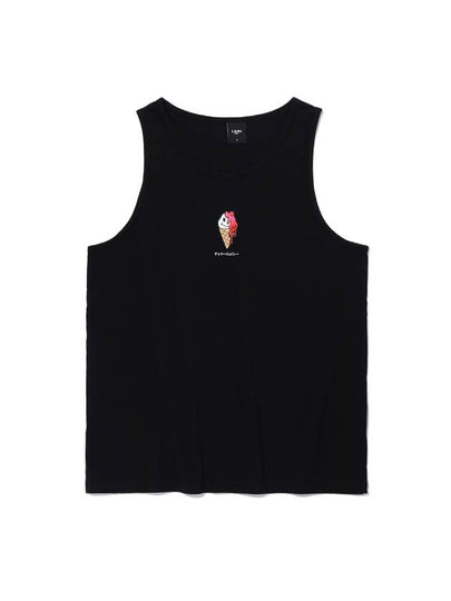 Unisex Ice Cream Sleeveless Tea Black - LMN3011 - BALAAN 2