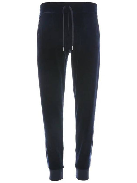 Drawstring Velvet Track Pants Navy - TOM FORD - BALAAN 2