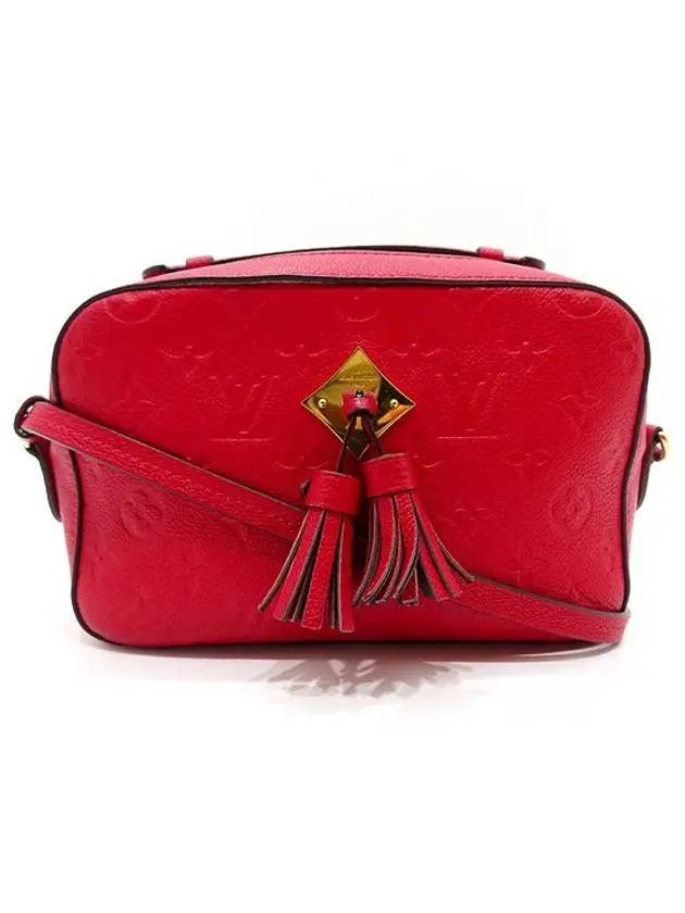 M44606 Scarlet Embossed Monogram Empreinte Saintonge Tassel Cross Bag - LOUIS VUITTON - BALAAN 2